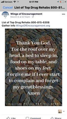 Remember Our Blessings!