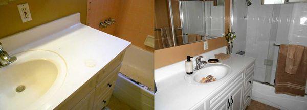 Bathroom Vanity Refinishing. We service all of Los Angeles County