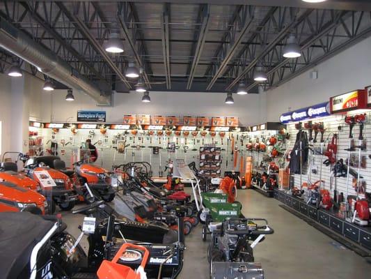 The left side of the Morrison's Power Equipment Showroom