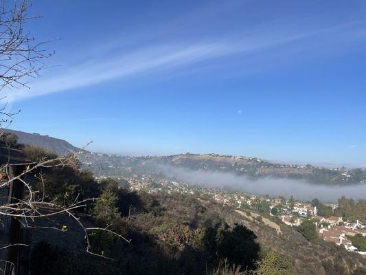 Best views in Calabasas Village the top of the community