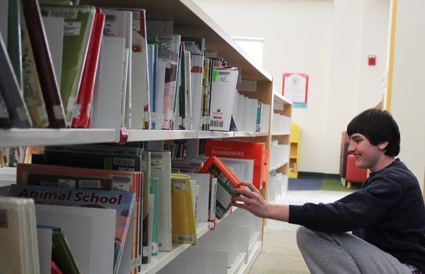 Students at The Aurora School go on Community-Based Instruction locations such as Rust Library in Leesburg.