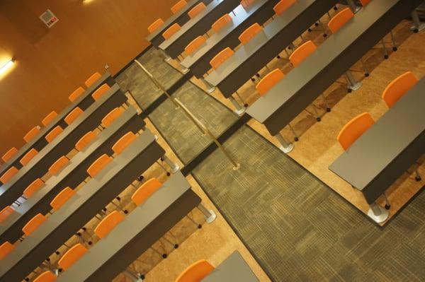 Carpet Tile and Marmoleum Flooring Project at Crafton Hills College.