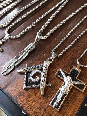 Cool selection of pendants. Clean, unique designs.