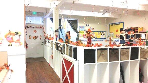 Inside Lake Stevens Daycare and Preschool during the fall season