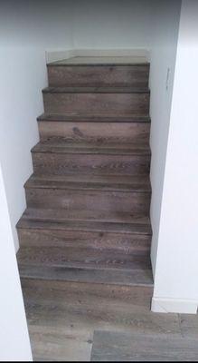 flush stair nosing with laminate flooring