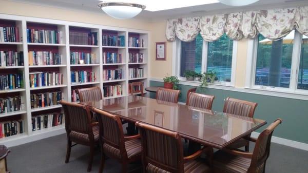 Library, craft and game room.