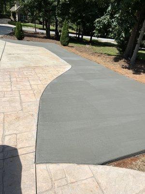 Driveway project.