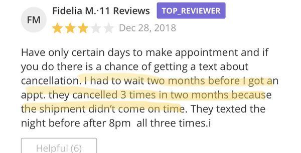 I guess the scheduling issues are not uncommon for this clinic...