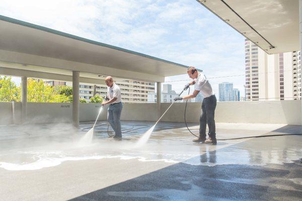 Precision Cleaning Hawaii Inc. pressure cleaning