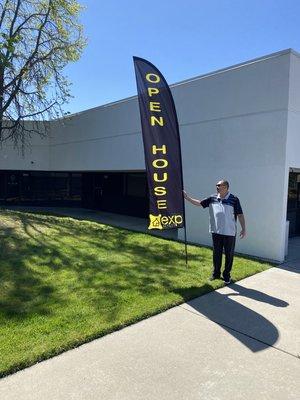 Open house flags