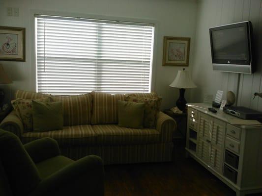 Living room in Iris cottage