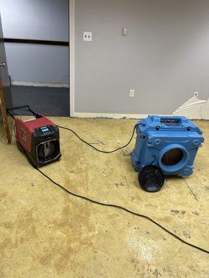 Water damage restoration