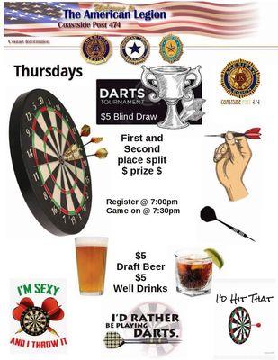 Dart tournament