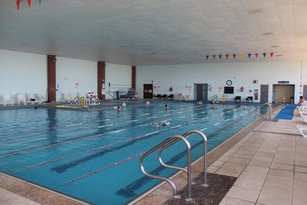 Olympic-sized pool for aqua physical therapy