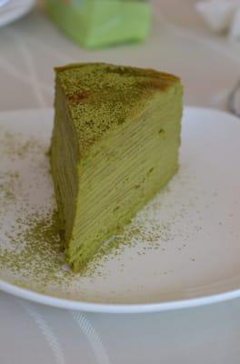 Green tea miller crepe - pass.