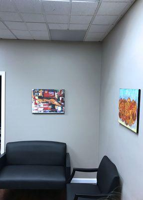 Our comfortable, inviting office at Natural Pain Solutions.