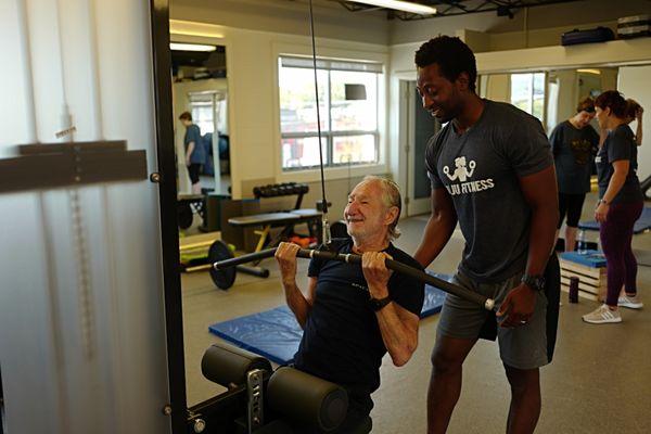 84 years old and still going strong. First Waju Fitness client. 10 years together.