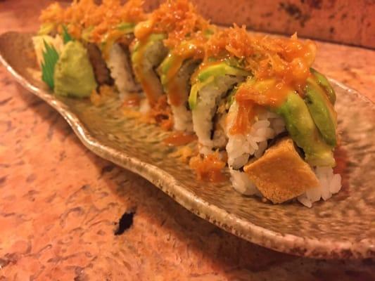 Crunchy Vegetable Caterpillar Roll 3