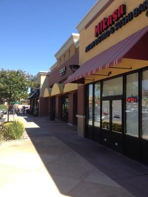 Some of the many businesses and restaurants located at Red Maple Village.