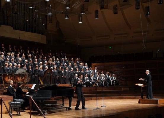 Performing at Davies Symphony Hall, San Francisco