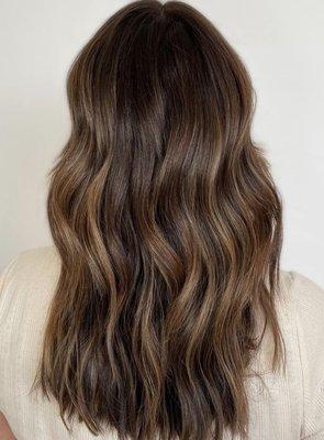 Brunette balayage