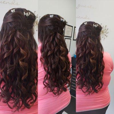 Bridal hair