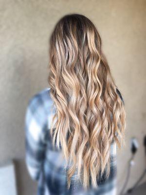 Blonde balayage