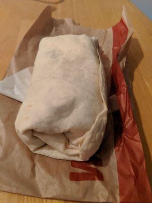 Sausage egg burrito