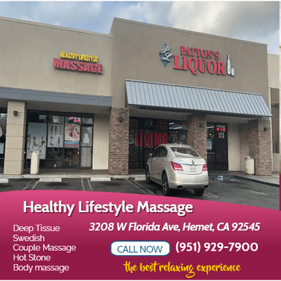 Healthy Lifestyle Massage 3208 W Florida Ave, Hemet, CA 92545