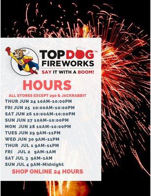 TOPDOG Fireworks Cypress