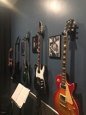 One of our guitar rooms.