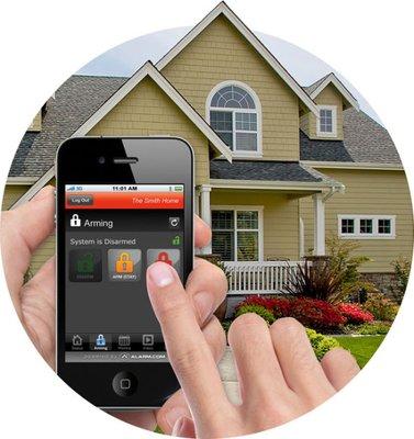 Smart Security offers control your security while away from your  home or office