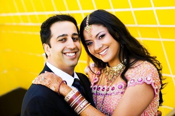 indian wedding: hair and makeup