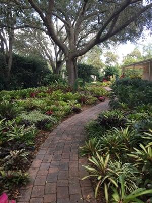 Beautiful memorial garden!