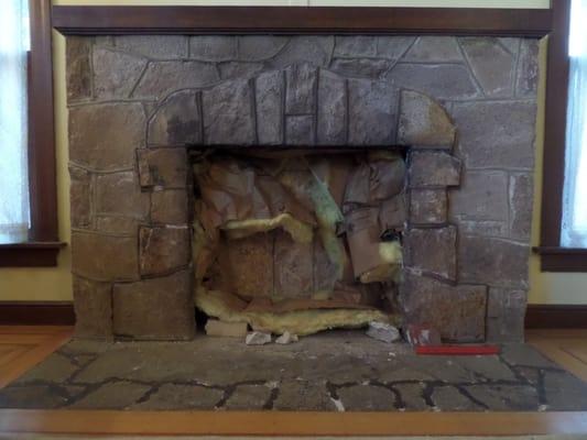 Rookwood Fireplace Before