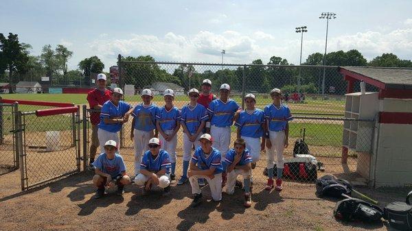 The 12U team over the summer of 2016