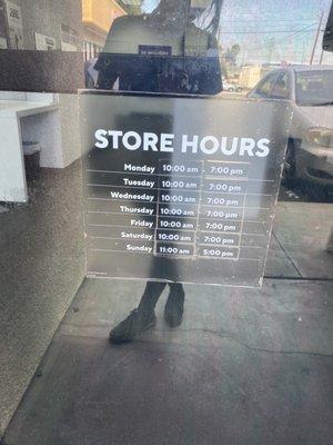 the hours they've posted are falsely advertised because it is Wednesday and its 11:07am and their doors are locked up.