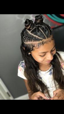 Fun Hairdo With Braids