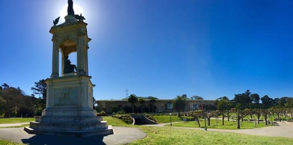 FSK Momument with the California Academy of Sciences in the Background