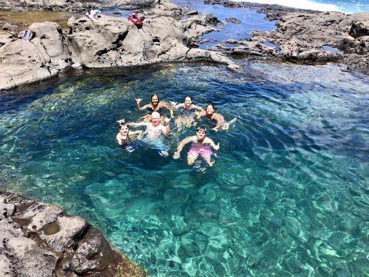 Giant crater pools to swim in West Maui