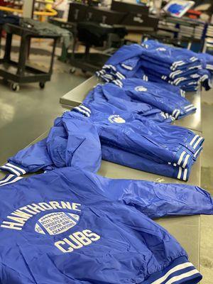 Custom team jackets