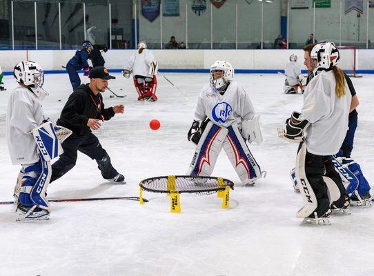 On Ice spike ball