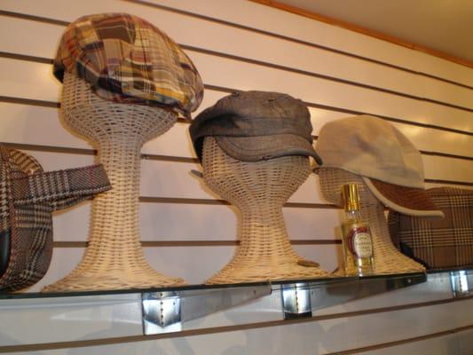 Hats for men, too...