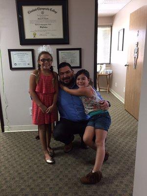 Kids love their Chiropractor! We treat sport injuries, pain from growth spurs, scoliosis, and other conditions.