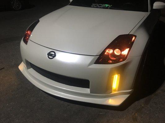 Rm repaint all my front end of this nissan due to alot rock chips