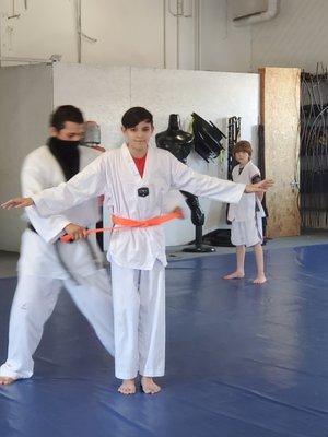 Orange belt level-up