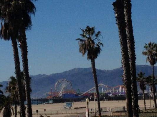 Go Girls on the Go in Santa Monica w/ the famous Santa Monica Pier & Malibu as the background for another busy day!