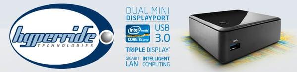 Now offering the all new Intel i5 NUC