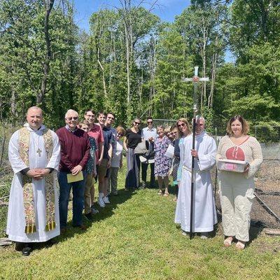 Rogation Sunday in the Community Garden.