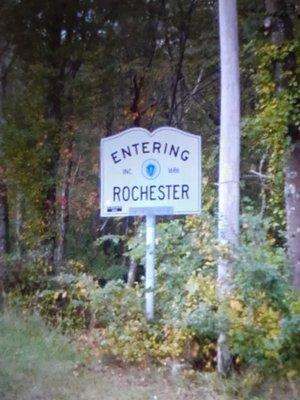 Emtering Rochester from Middleborough.